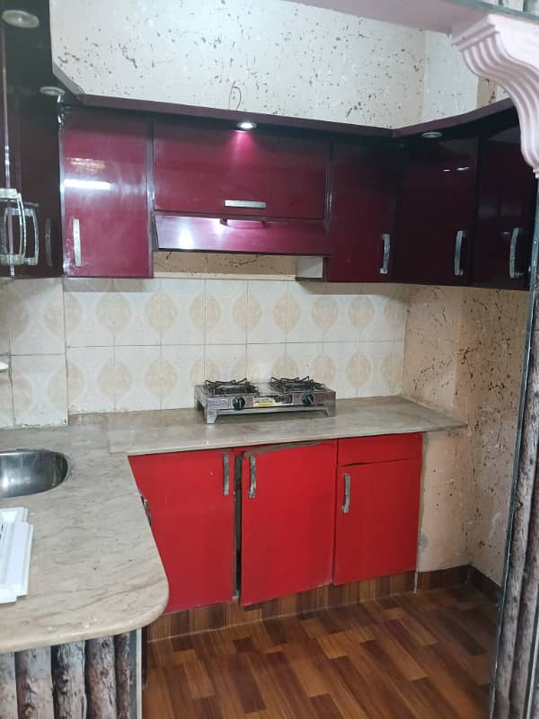 Furnished Flat available. Johar Mor karachi. 6