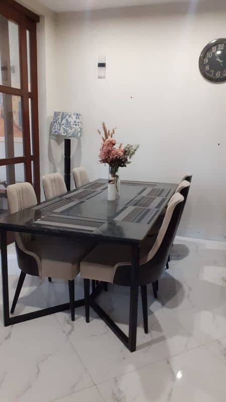 Grey Graphite Marble Dining tables with 8 seats 0