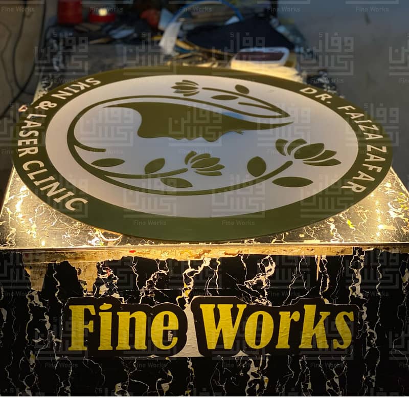 3d sign board, acrylic sign board, neon sign board, Calligraphic 0