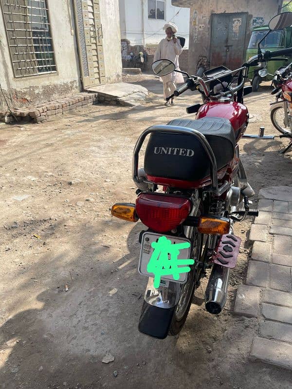 United 70cc 2025 model urgent sale 5