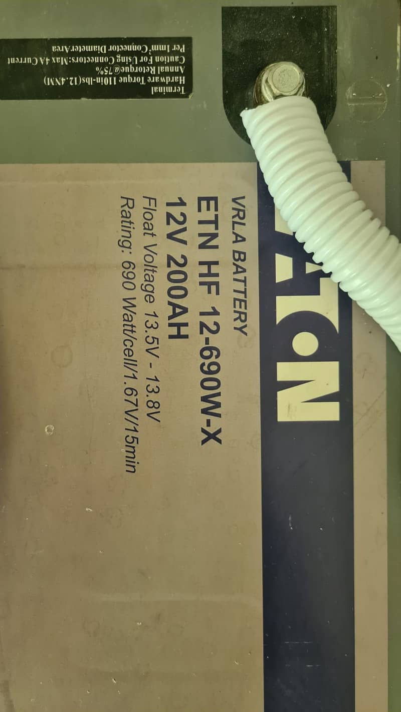 Slightly used Eaton 12V 200A VRLA Batteries for Sale 5