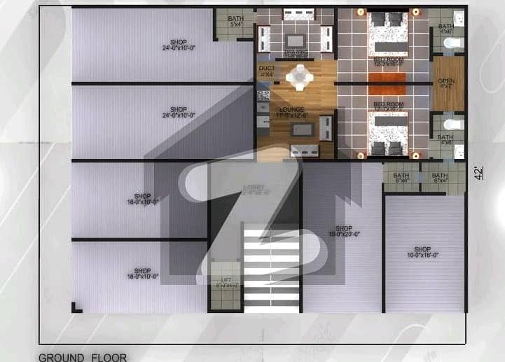 Meznine Floor Is available For Sale in Gulistan. E. Rafi For Ballroom Purpose. No Ballroom Available In this Area so come and Avail this Opportunity. Huge Parking Space Available For Guests 2