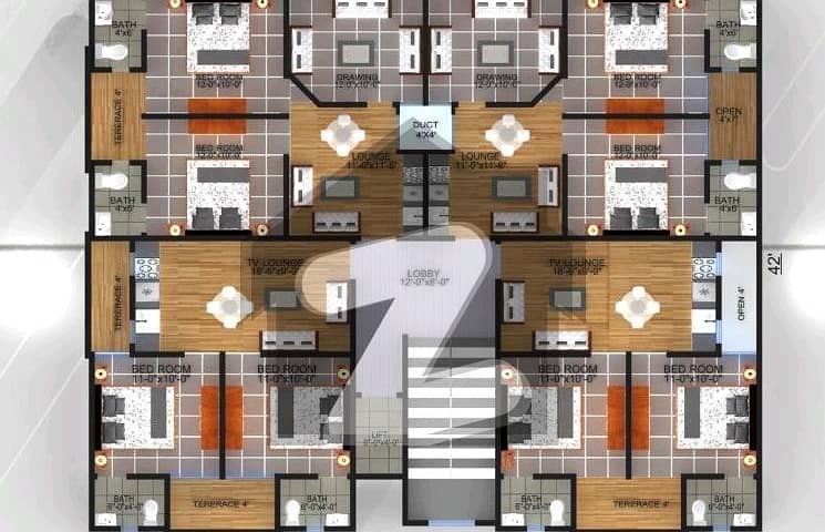 Meznine Floor Is available For Sale in Gulistan. E. Rafi For Ballroom Purpose. No Ballroom Available In this Area so come and Avail this Opportunity. Huge Parking Space Available For Guests 3