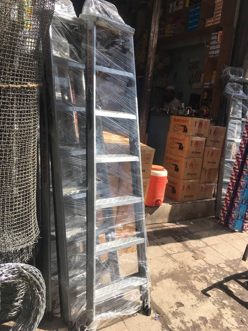 folding ladder iron steel 5ft se 10ft tak size Avalebale 3