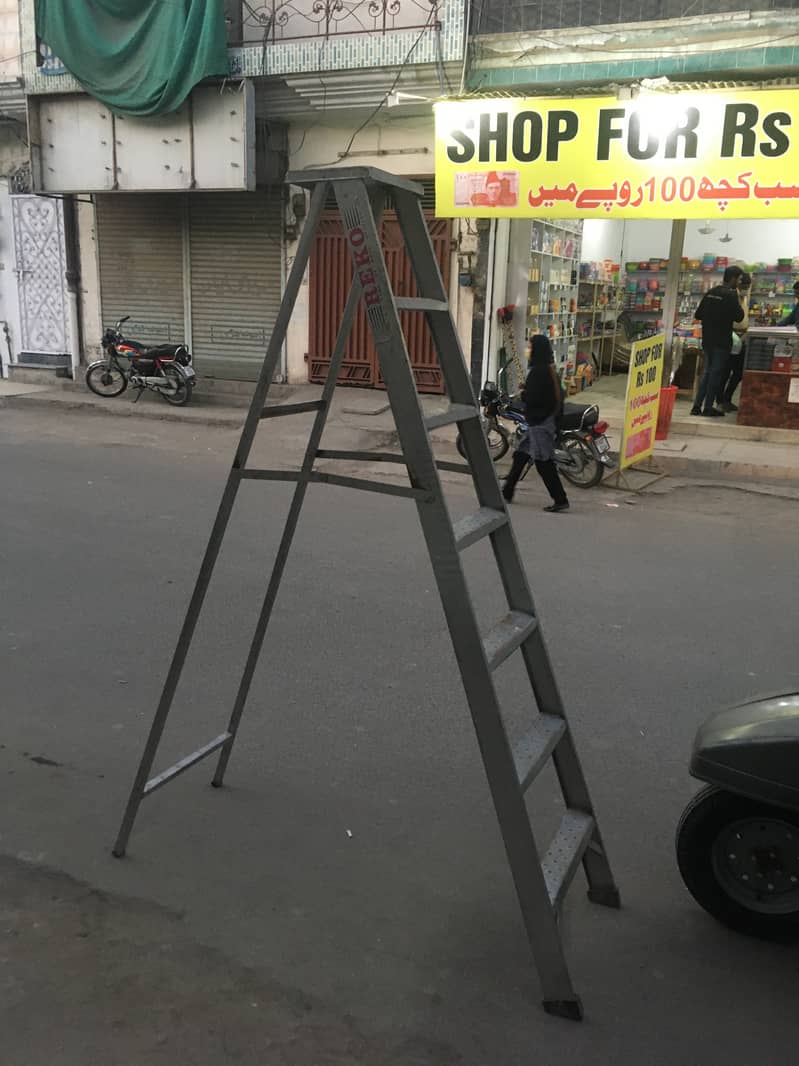 folding ladder iron steel 5ft se 10ft tak size Avalebale 4