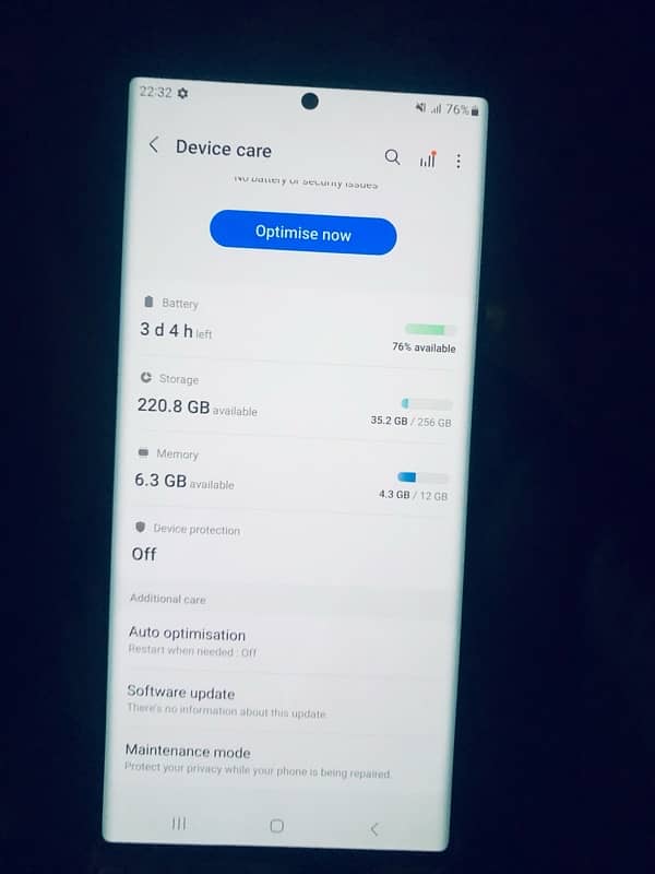 Samsung note s20 ultra NOn PTA 6