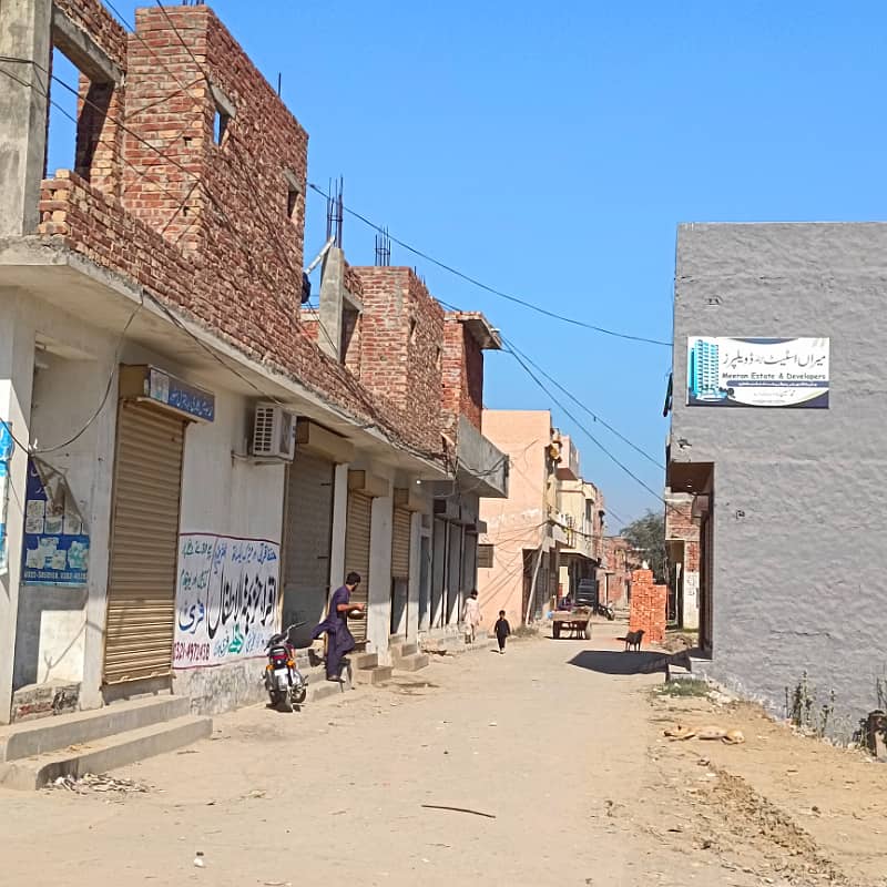 3 Marla Plot Corner Mean Street Al Noor Park B Black For Sale 2