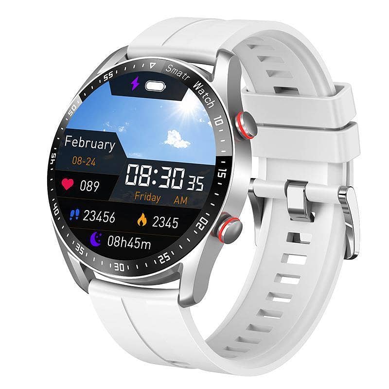 Global Strict Selection HW20 Smart Watch ECG PPG Business Stainless St 1