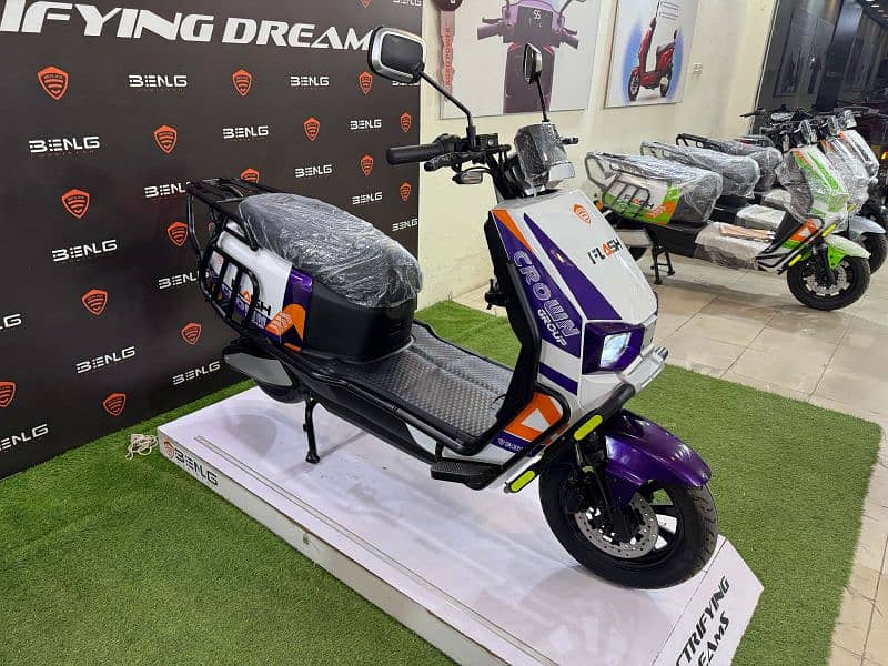 Benling Flash Electric Scooty / Bike 2025 New Zero Meter 3