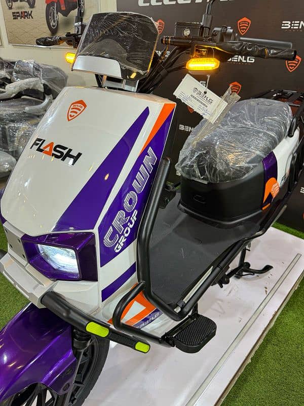 Benling Flash Electric Scooty / Bike 2025 New Zero Meter 7