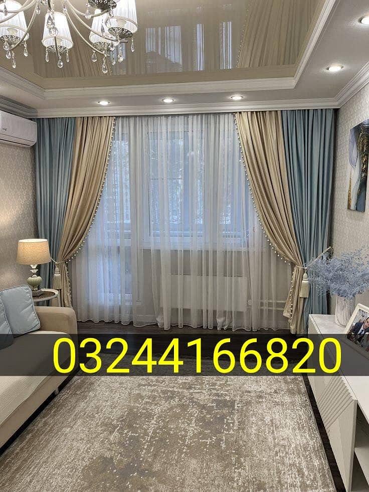 Best Price Curtains Fabric,Window Blinds at dha phase 4,Curtains,Blind 0