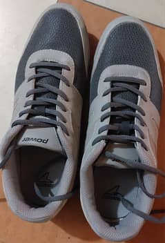 Power sneakers shoes in grey colour size 10