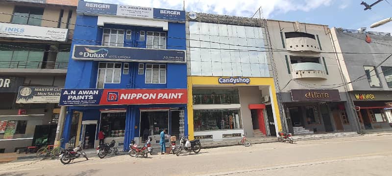 Facing Park 4 Marla Commercial Rented Building New Construction For Sale In DHA Phase 3, Y Block 1