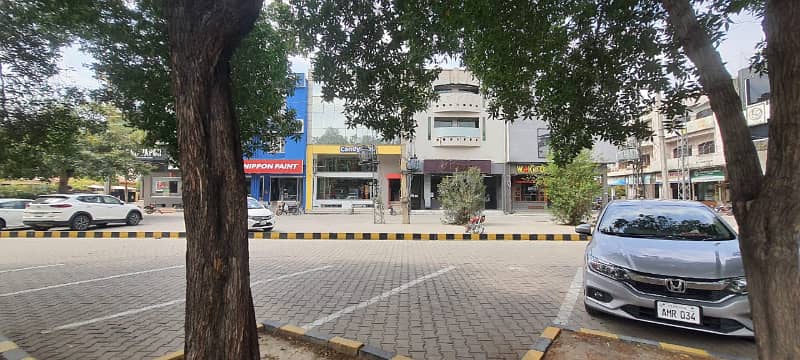 Facing Park 4 Marla Commercial Rented Building New Construction For Sale In DHA Phase 3, Y Block 2
