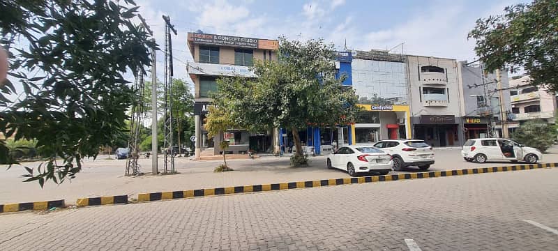 Facing Park 4 Marla Commercial Rented Building New Construction For Sale In DHA Phase 3, Y Block 4