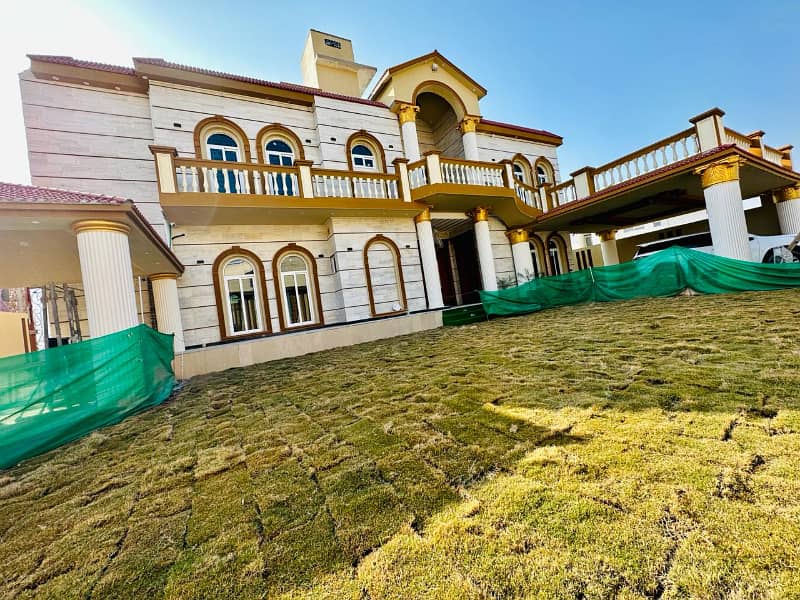 Bahria Town, Phase 8, 49 Marla Grand House With 12 Ft Walls And Huge Gate Entrance 0