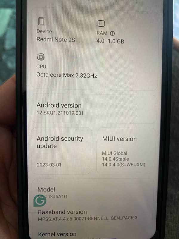 Redmi Note 9s 4/64 9
