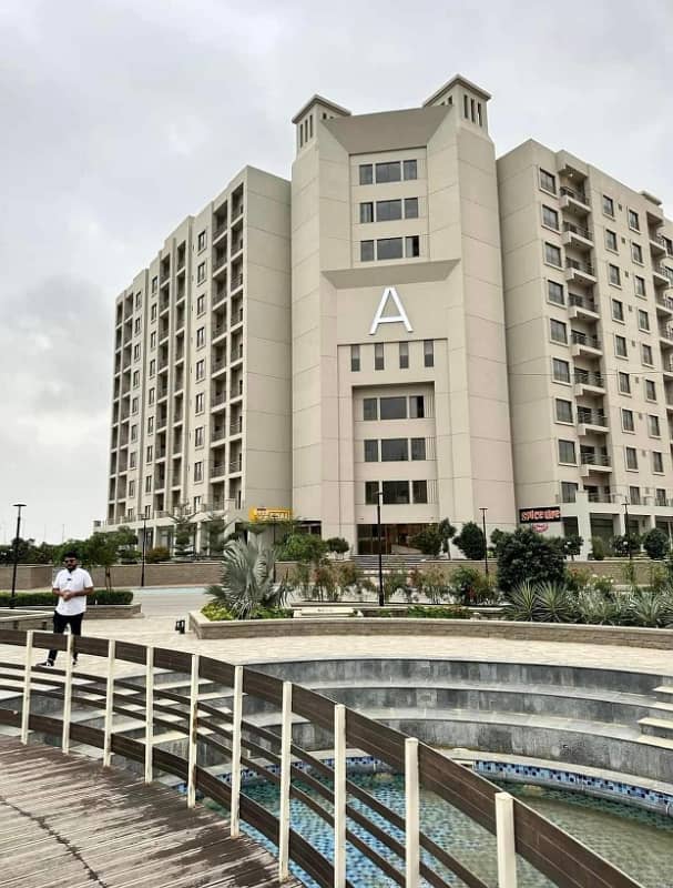 Brand New apartment ready to move prime location in paragon towers bahria town karachi 0
