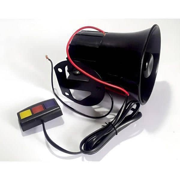 Horn Siren 12 Watt 3 Different Loud Sounds For Car And Motorcycle 0