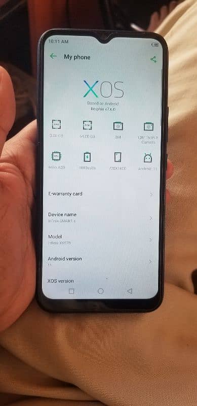 infinix smart 6 3gb ram 64gb storage  both sim official  approved 3