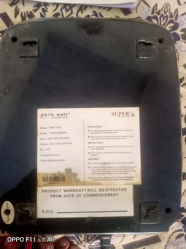 Power watt Super plus series 1