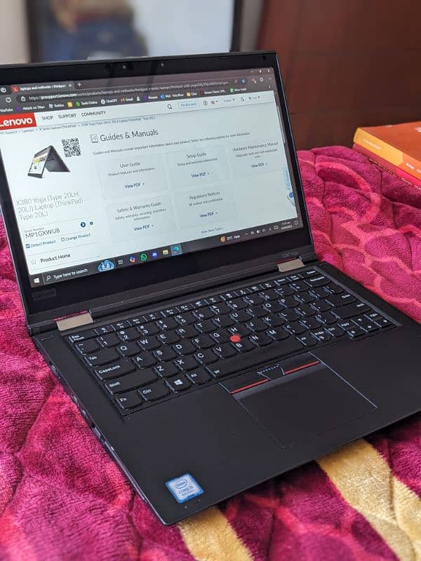 Lenovo Yoga X380 2 in 1 Touch 360 folding laptop 1