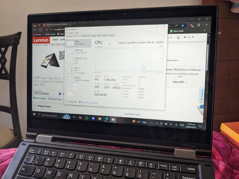 Lenovo Yoga X380 2 in 1 Touch 360 folding laptop 3