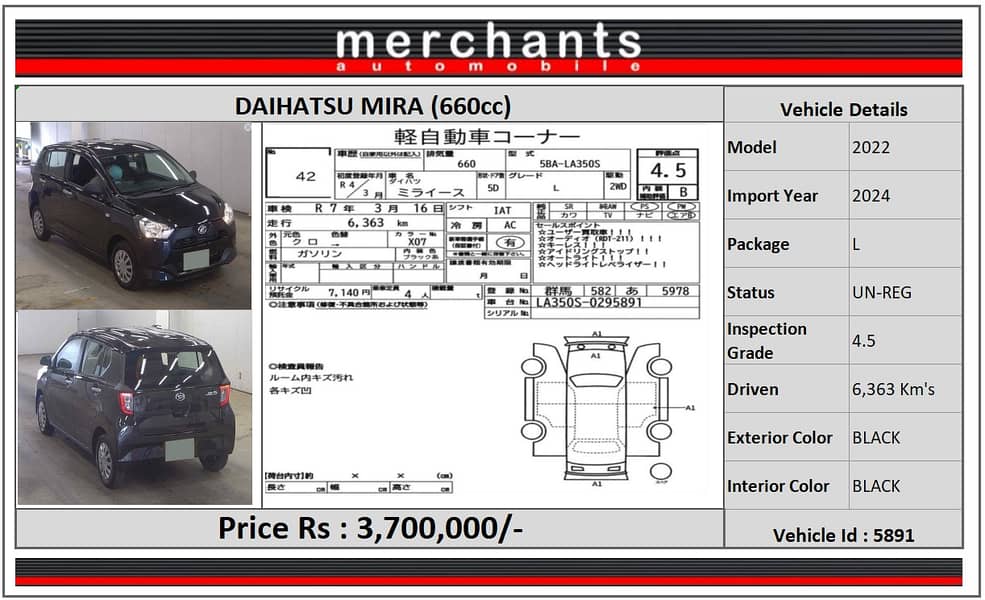 Daihatsu Mira 2021 L-SA3 4