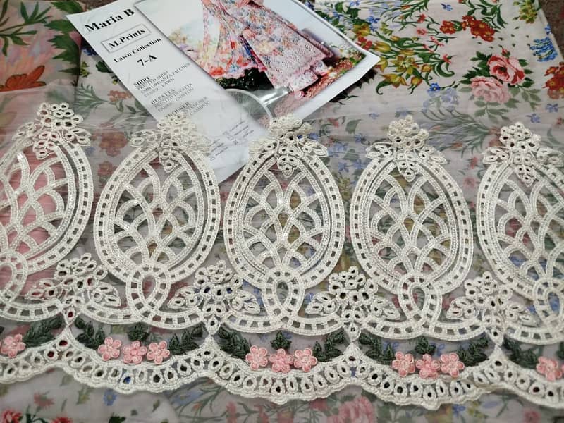 printed lawn suit shirt  trouser Chiffon dupatta Whatsapp 03293779436 4