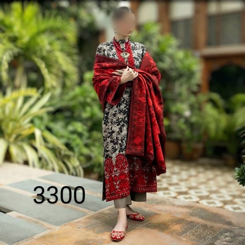 printed lawn suit shirt  trouser Chiffon dupatta Whatsapp 03293779436 19