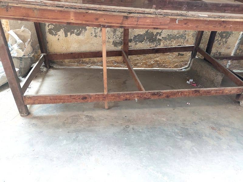 working tables, heavy duty, 8×4, quantity available 2