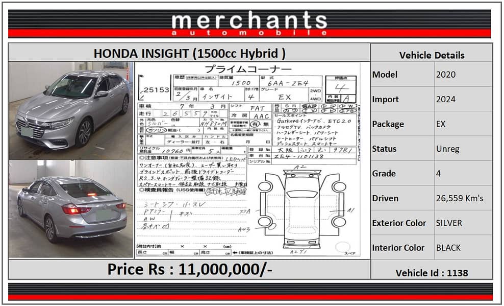 Honda Insight 2020 EX 1