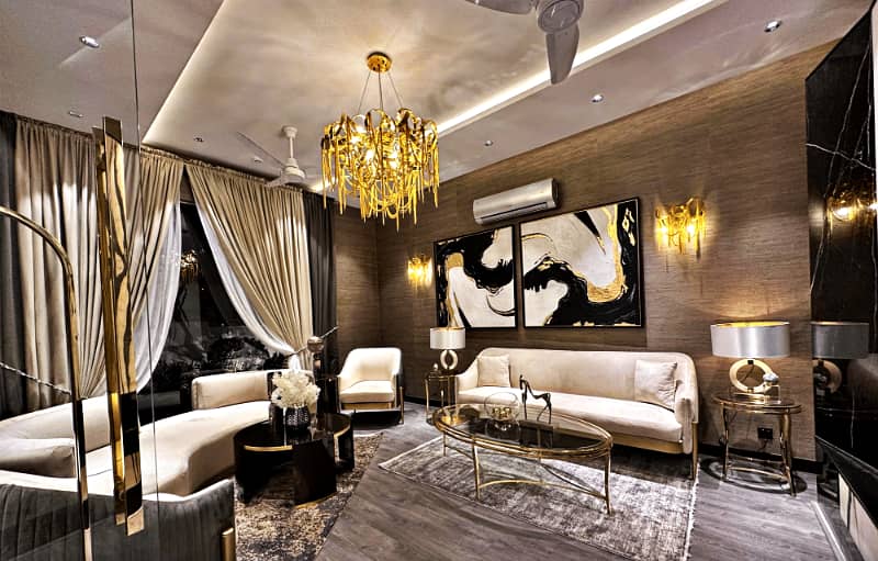 1 Kanal Fully Basement Furnished Modern Luxurious Bungalow With Pool And Home Theater For Sale In Phase 6 7