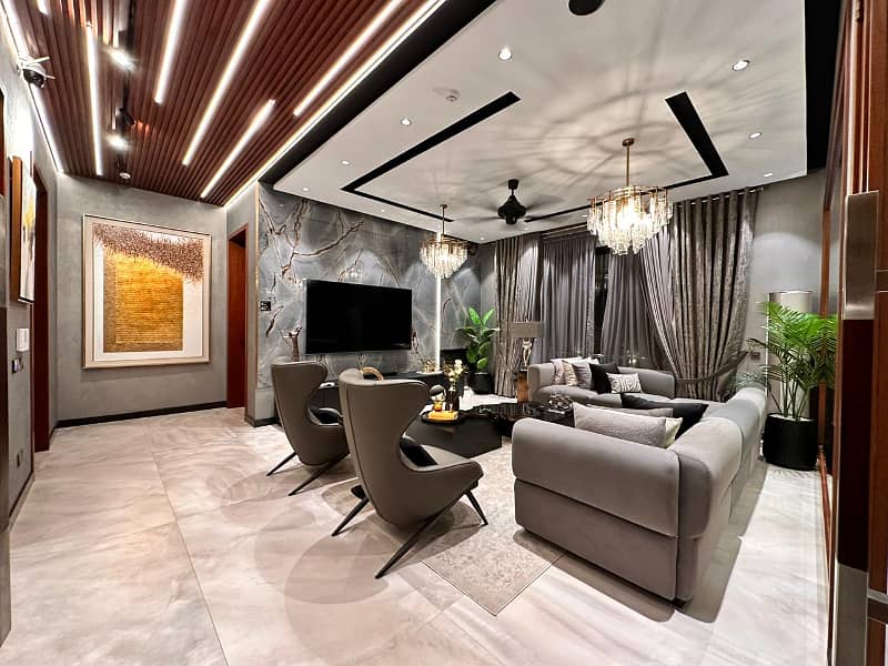Full Basement Furnished Modern Kanal Bungalow With Pool And Home Theater For Sale 0