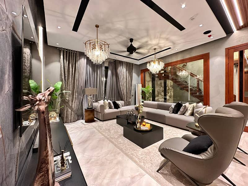 Full Basement Furnished Modern Kanal Bungalow With Pool And Home Theater For Sale 15