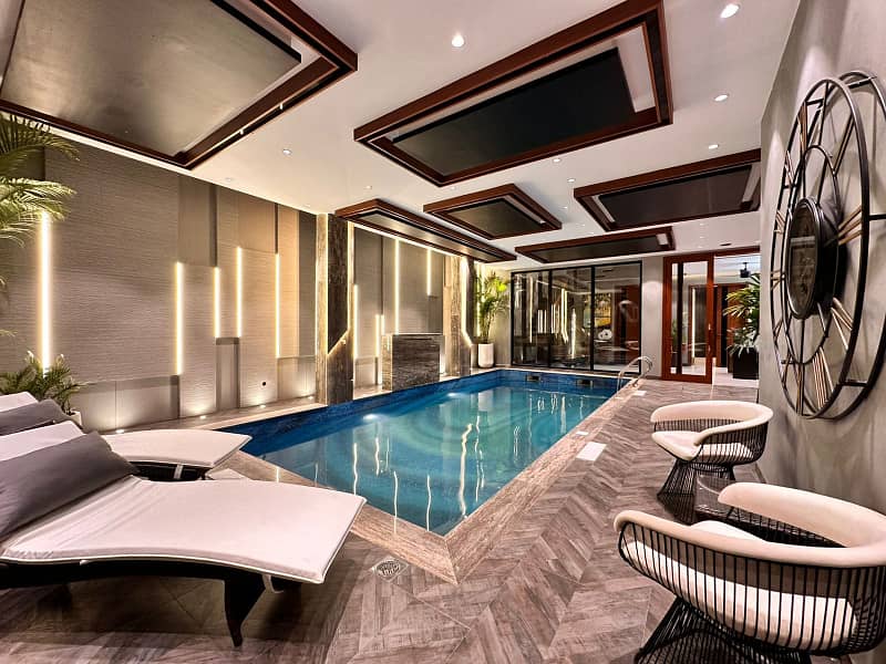Full Basement Furnished Modern Kanal Bungalow With Pool And Home Theater For Sale 29