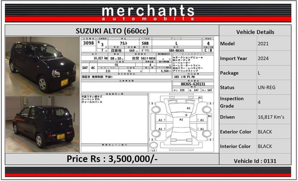 Suzuki Alto 2021 L 1
