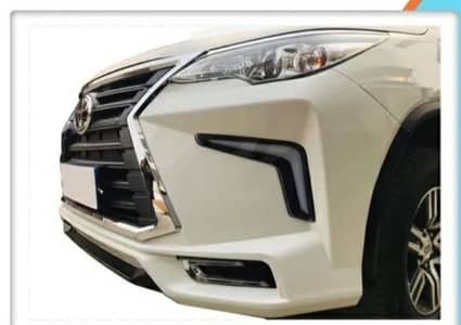 Toyota Fortuner & Lexus LX570 Latestl Bumper+ Front Lights + Back Kit