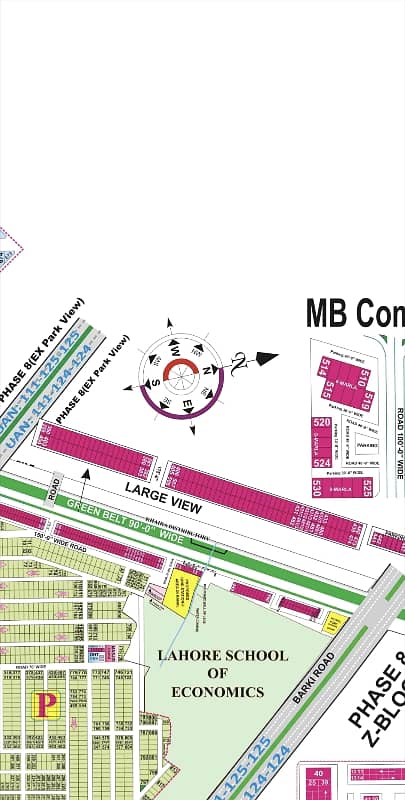 Dha Phase 6 Main Boulevard Commercial Plot For Sale 1