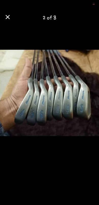 golf iron set mizano brand  steel shaft from uk orignal very good 6