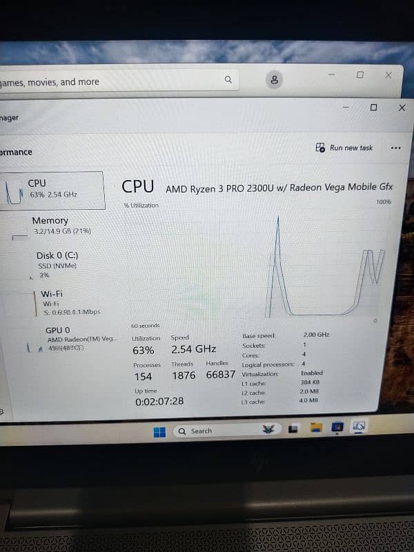 HP New-Logo Ryzen PRO=Core i7 10th-GEN 4K Display 16GB RAM 256GB NVMe 5
