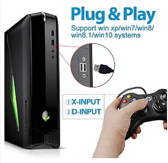Xbox 360 USB Wired Joypad/Controller Support PC Laptop 1