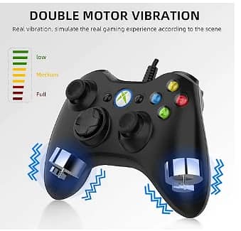 Xbox 360 USB Wired Joypad/Controller Support PC Laptop 3