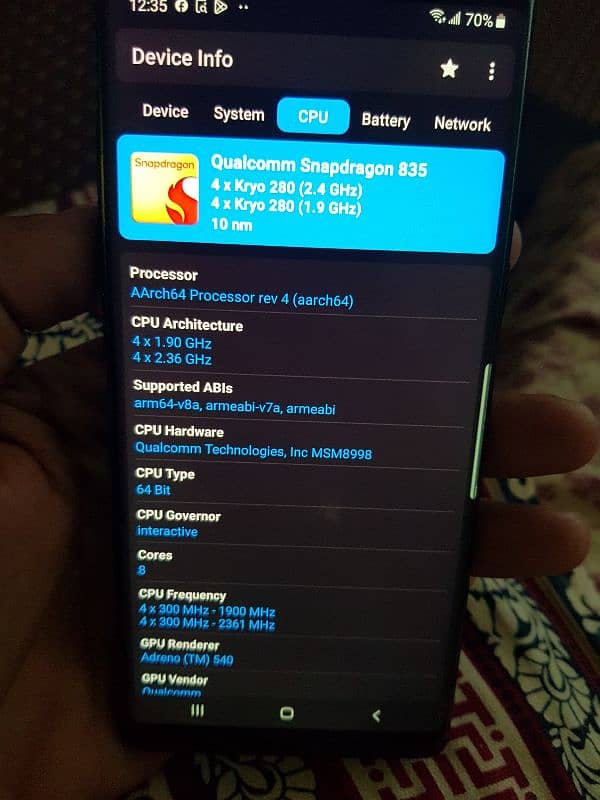 Samsung galaxy note 8 U 6