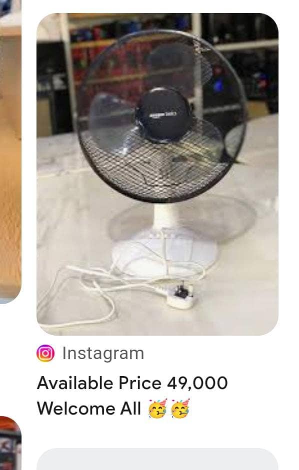 Table Desk Fan/Multipurpose fan/Portable fan 5