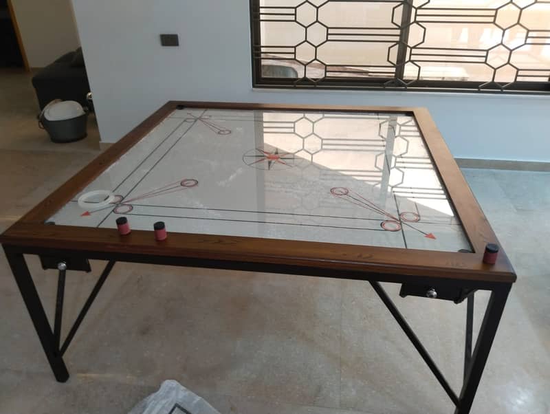 Caroom Board || Dabbo Game, , Marbal Daboo, wooden Daboo 0