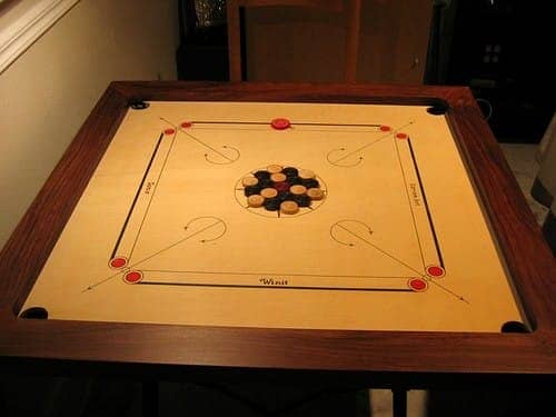 Caroom Board || Dabbo Game, , Marbal Daboo, wooden Daboo 5