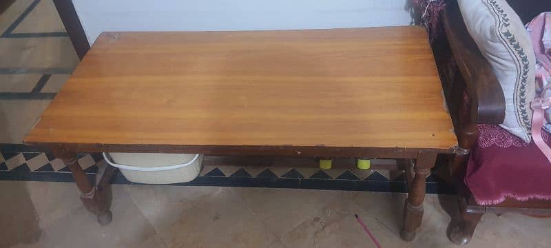 5 seatr sofa and table for sale 3