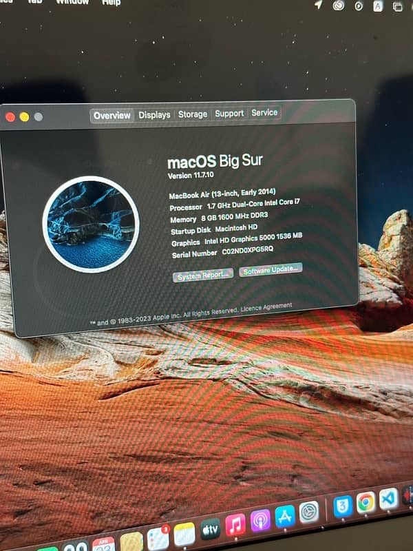 Apple macbook air core i7 early 2014 1