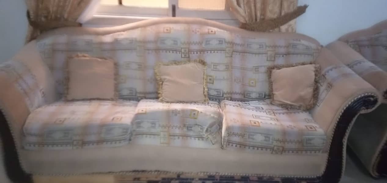 "7 Seater Sofa Set for Sale or Exchange – Offers Welcome!" 1
